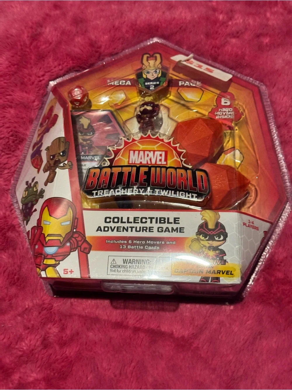 Marvel Battleworld Collectible Adventure Game - Orange, Red